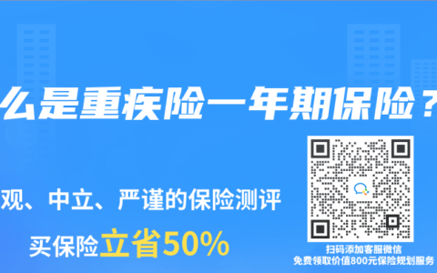 什么是重疾险一年期保险？