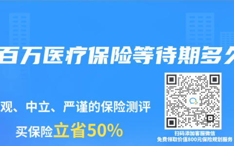 买百万医疗保险等待期多久