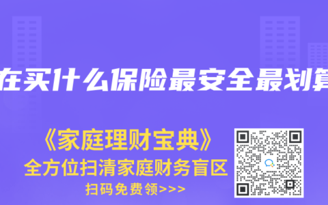 现在买什么保险最安全最划算