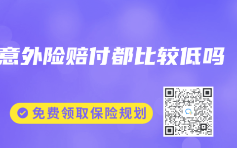 意外险赔付都比较低吗