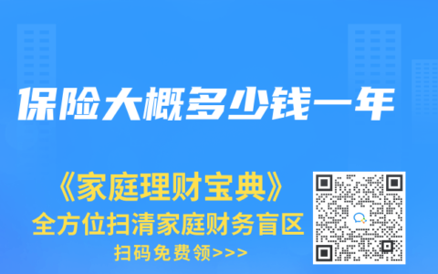 保险大概多少钱一年