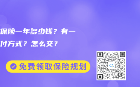人寿保险一年多少钱？有一种支付方式？怎么交？