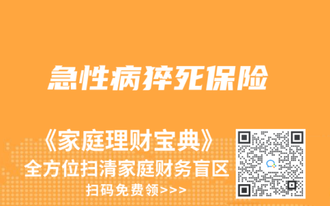 急性病猝死保险