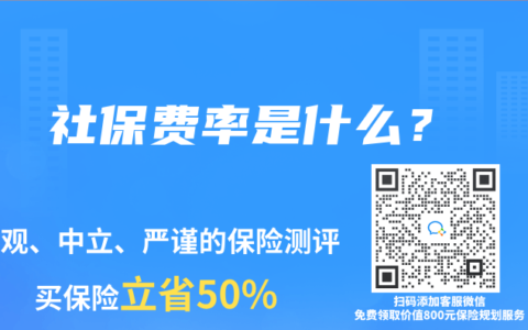 社保费率是什么？