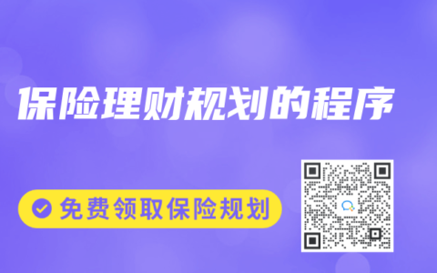保险理财规划的程序