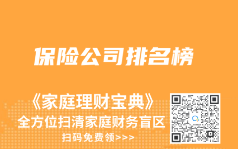 保险公司排名榜