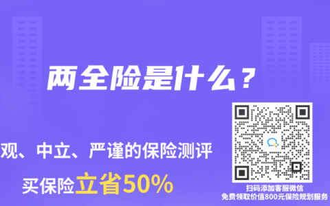 两全险是什么？